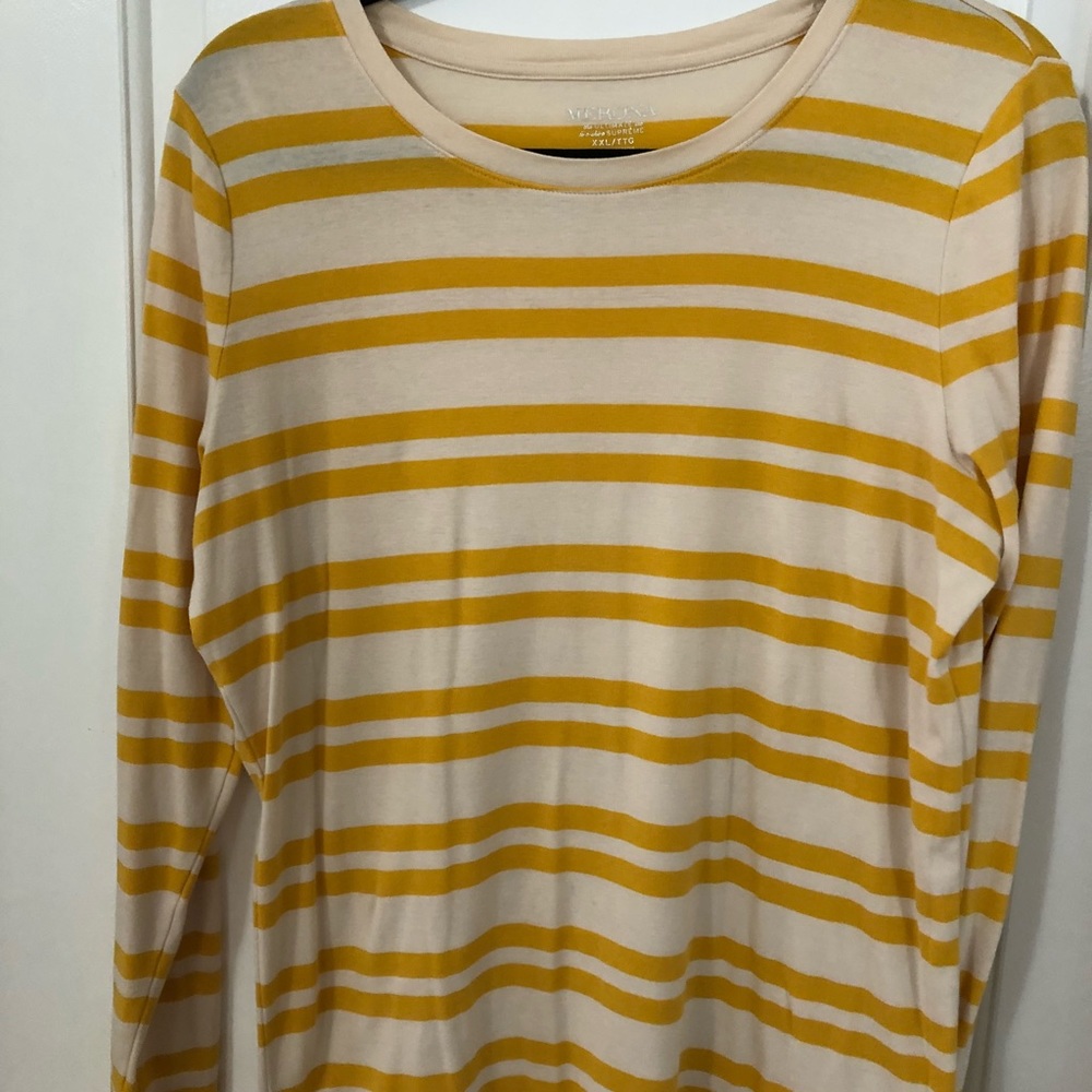 Yellow stripped shirt